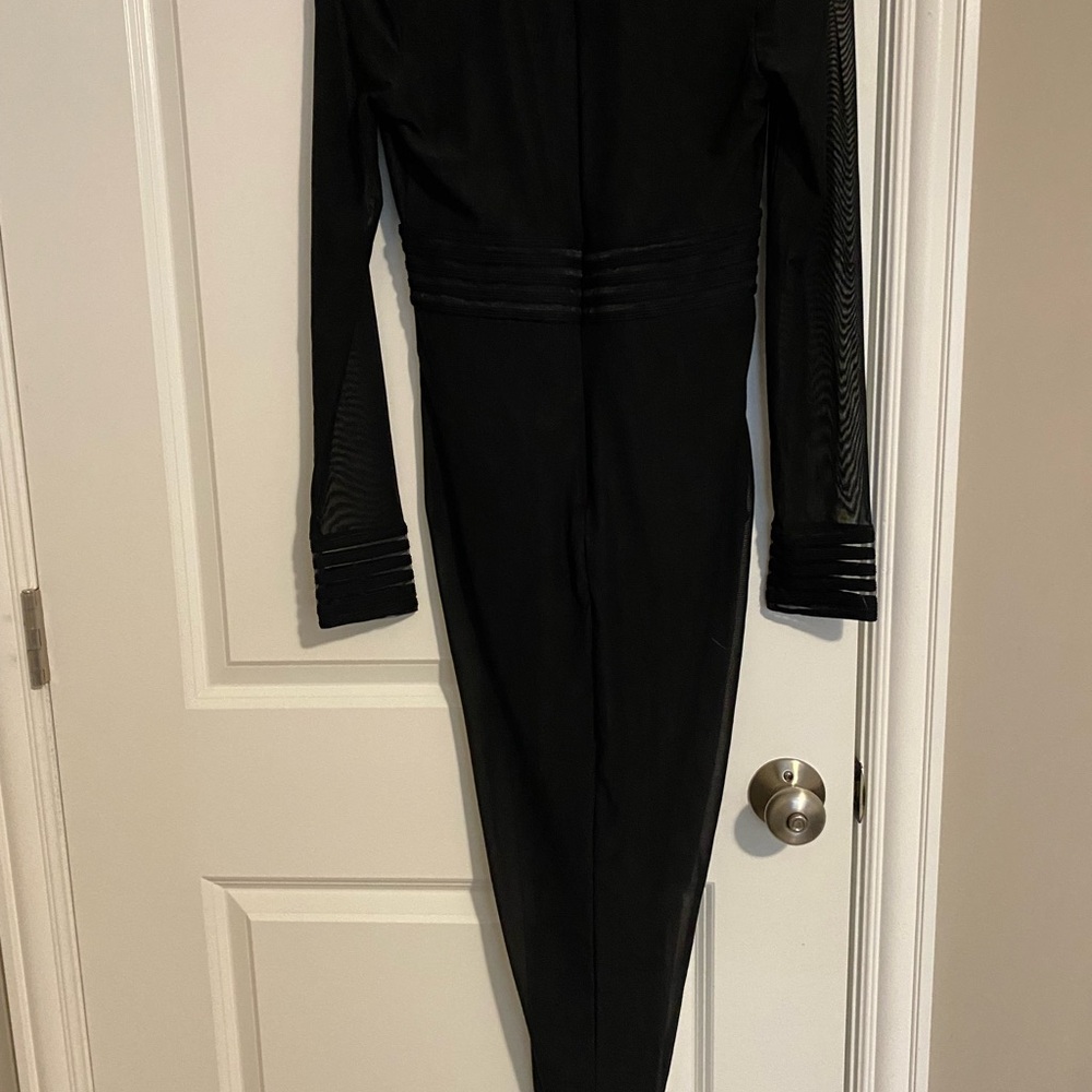 Missguided Black Ruched Bodycon Dress - Picture 4 of 6